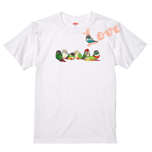 ウロコインコ　Tシャツ